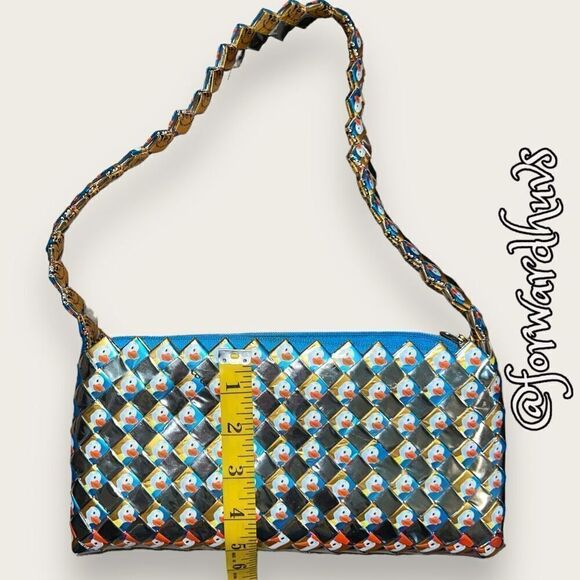 Recycled Candy Wrapper Purse from Mexico - Picture 4 of 10